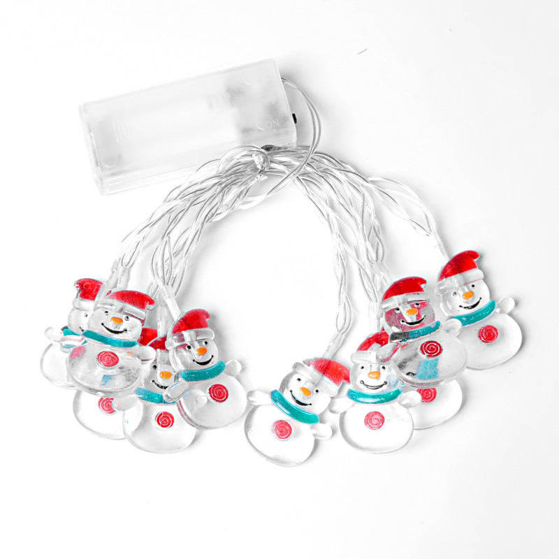 1.5m 10 Lights LED Decorative String Light - Snow Man