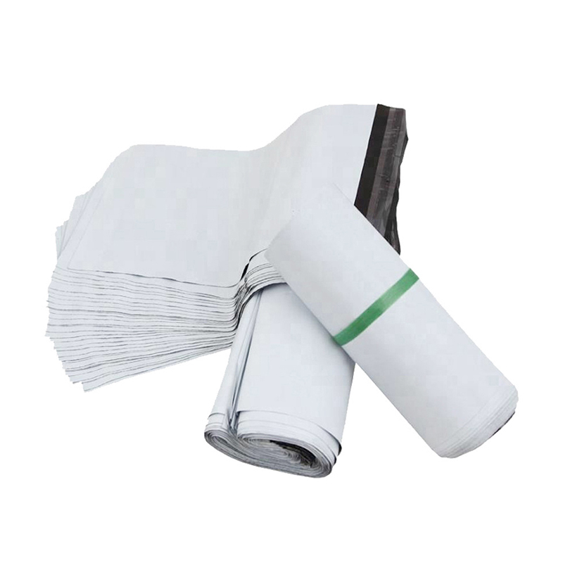 100 pcs Mail Bags Strong White Plastic Mailing Poly Pack Postage Bags 17cm x 29cm