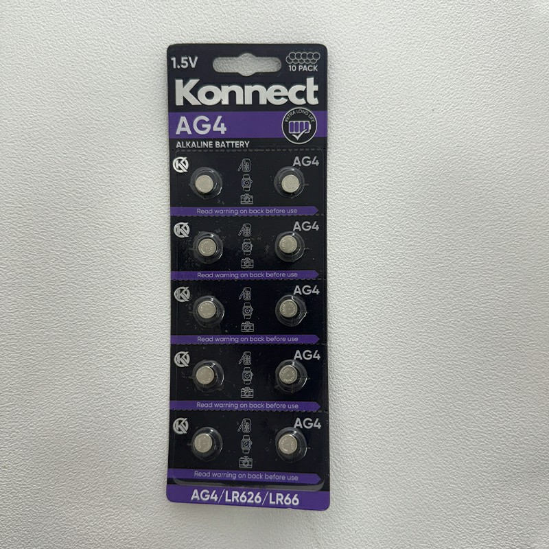 10 Pack Alkaline Batteries - 1.5v - AG4 - LR626 - LR66
