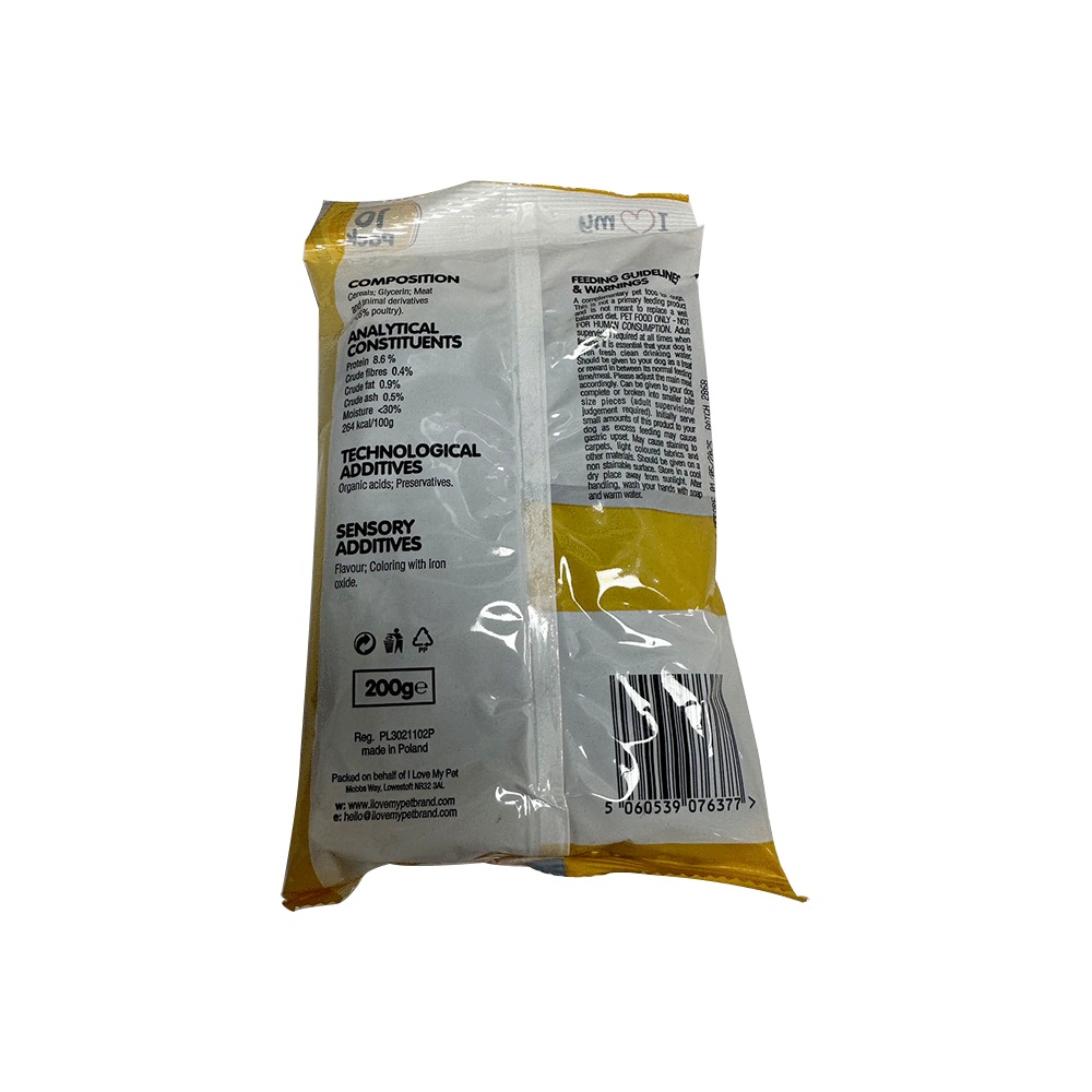 10 Pack Pet Dog Treats Marrowbone Sticks Flow Pack