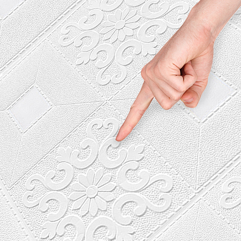 10pcs 3D Tile Brick Wall Sticker Waterproof Foam Panel Self-adhesive Wallpaper - White