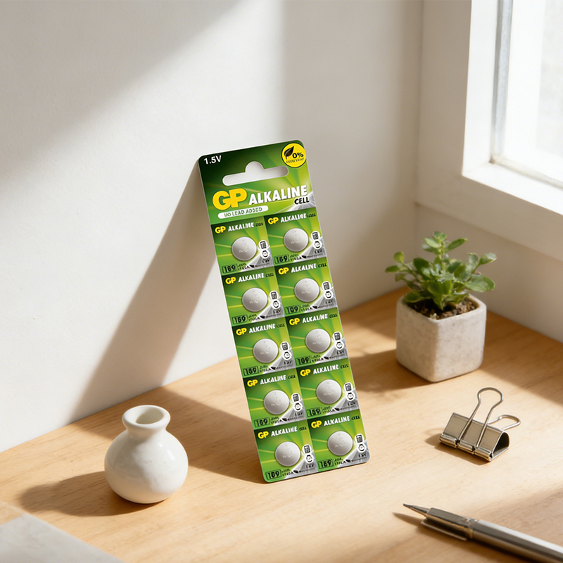 10PCS Button Cell Batteries 1.5v AG10 V10GA LR54 LR1130 GPLR54 GP Alkaline Cell Batteries