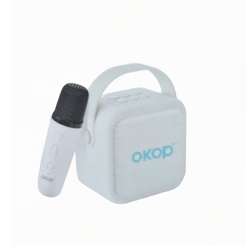 1200mah Portable  Kids Mini Karaoke Machine Karaoke Speaker - White