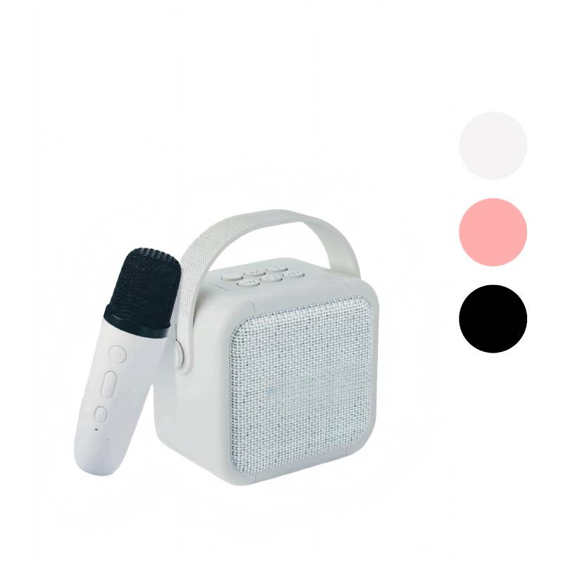1200mah Portable  Kids Mini Karaoke Machine Karaoke Speaker - White