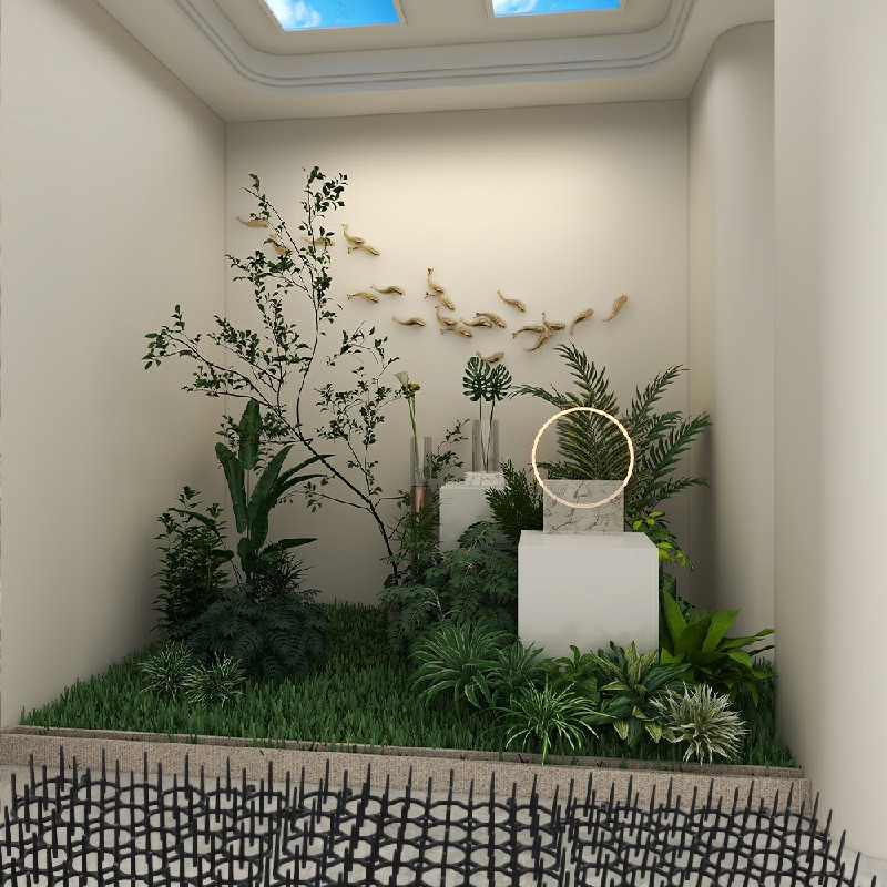 12pcs Cat Scat Mat Animal Deterrent Mat with Spikes Prickle Strip Dig Stopper