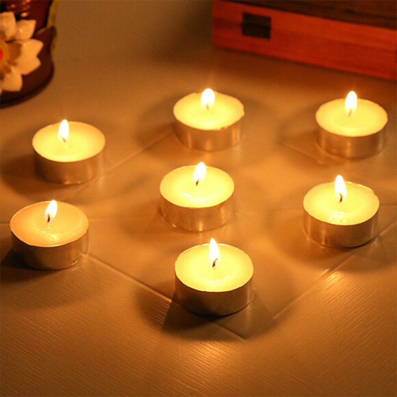 16 pcs Tealight Candles 8 Hour Long Burn - Vanilla