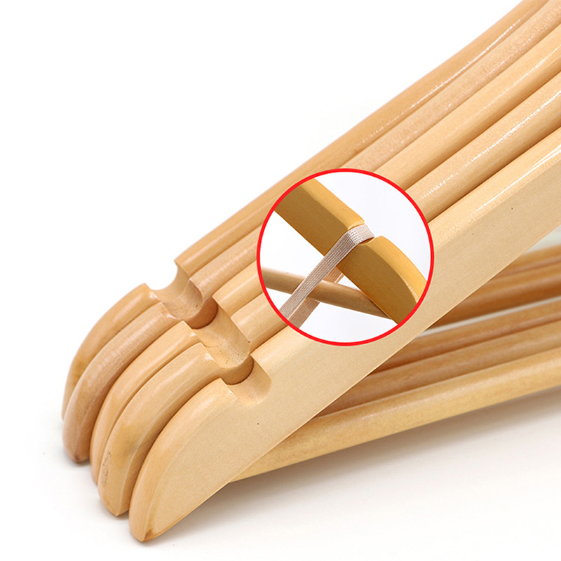 1 Pack of 20 pcs Wooden Clothes Coat Hangers 44 x 23 cm