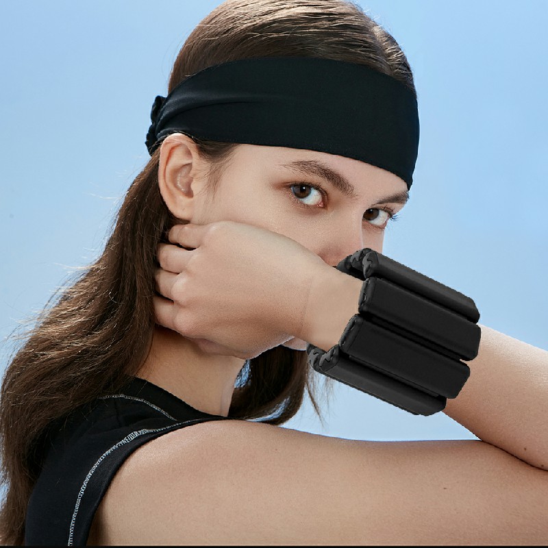 1 Pair Adjustable Wrist Weights Weight Bearing Bracelet for Aerobics Pilates