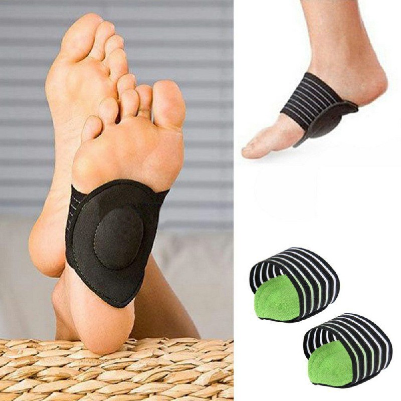 1 Pair Foot Arch Support Plantar Fasciitis Heel Aid Feet Cushioned Wrap