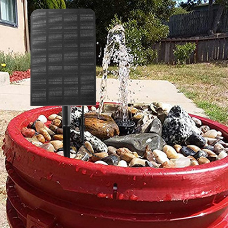 2.5W Solar Panel Powered Water Pump Garden Pool Pond Fish Aquarium Fountain
