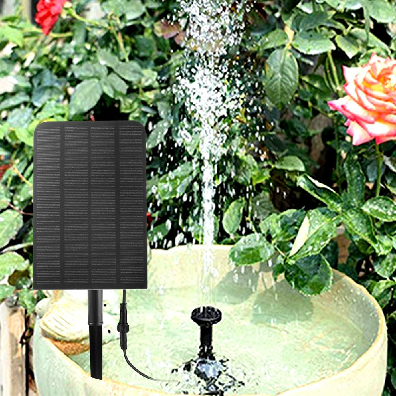 2.5W Solar Panel Powered Water Pump Garden Pool Pond Fish Aquarium Fountain