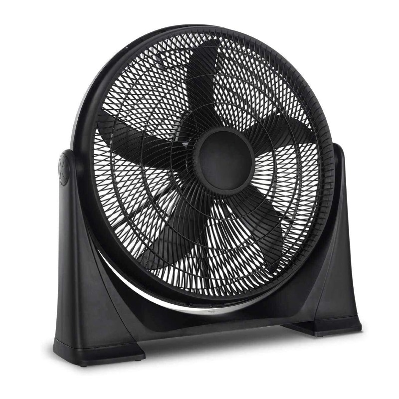20" Inch High Velocity Floor Fan Black