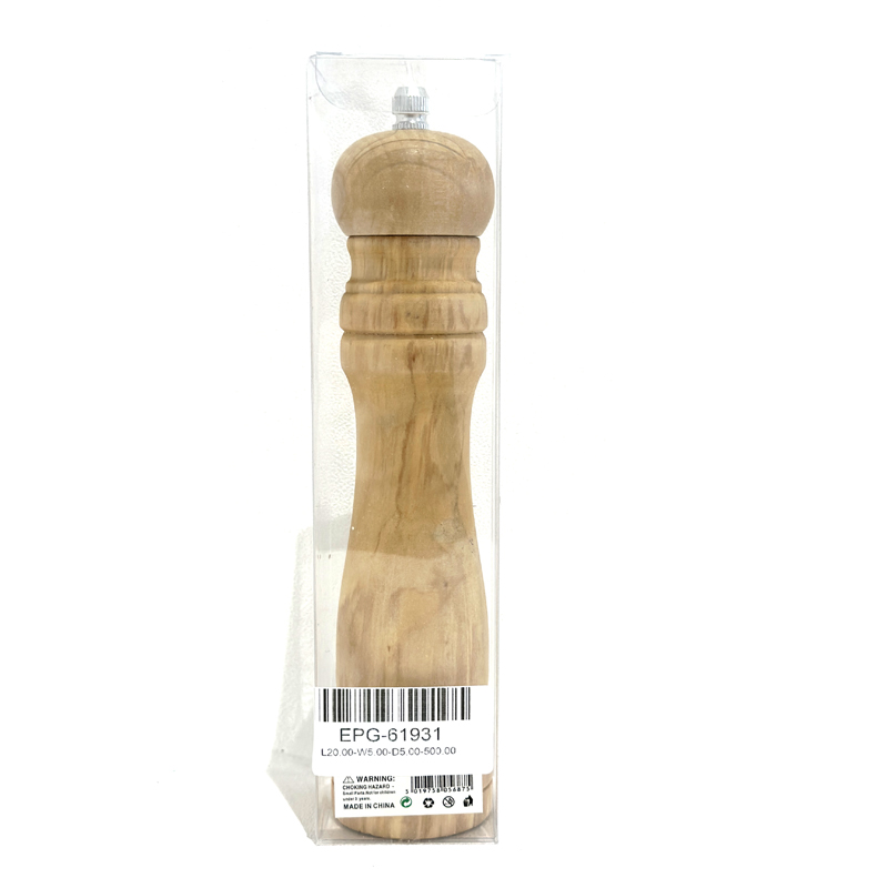 21cm Wooden Salt and Pepper Grinder Herb Mill Spice Grinder