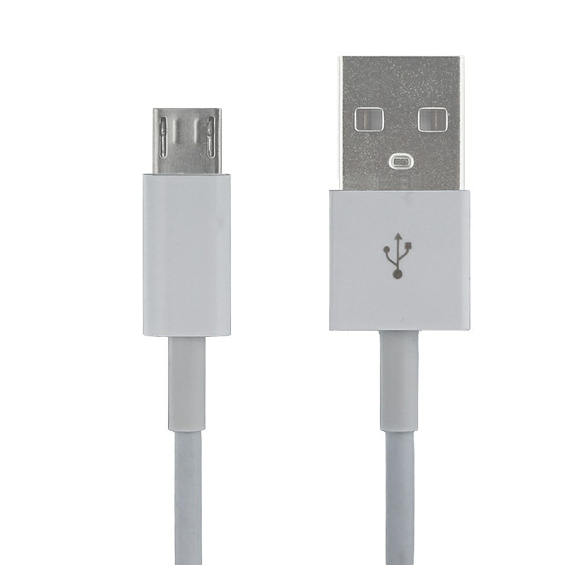 22cm Micro USB Charging Data Cable for Samsung Huawei - White