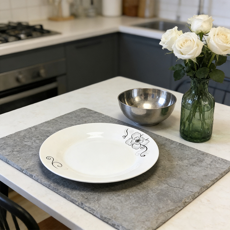 23cm White Floral Design Plate Dining Salad Dessert Plate