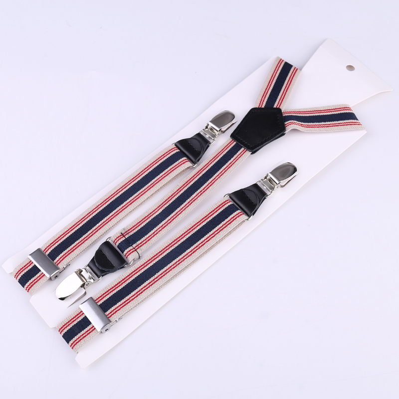 25mm Wide Heavy Duty Suspenders Adjustable Unisex Trousers - Black D20