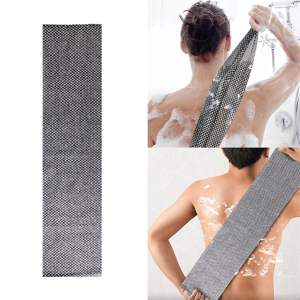 2 pcs Japanese Washcloth Exfoliating Back Scrubber Towel Washed Bath Towel for Adults