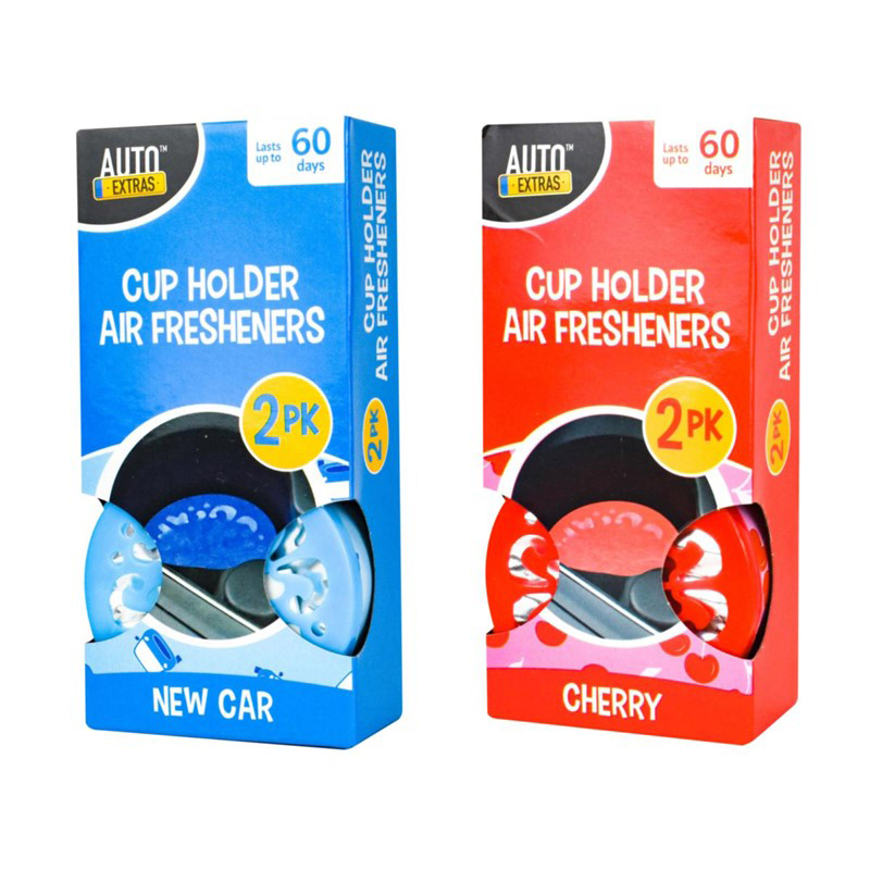 2PCS Car Cup Holder Air Freshener Car Air Freshener Random Sent