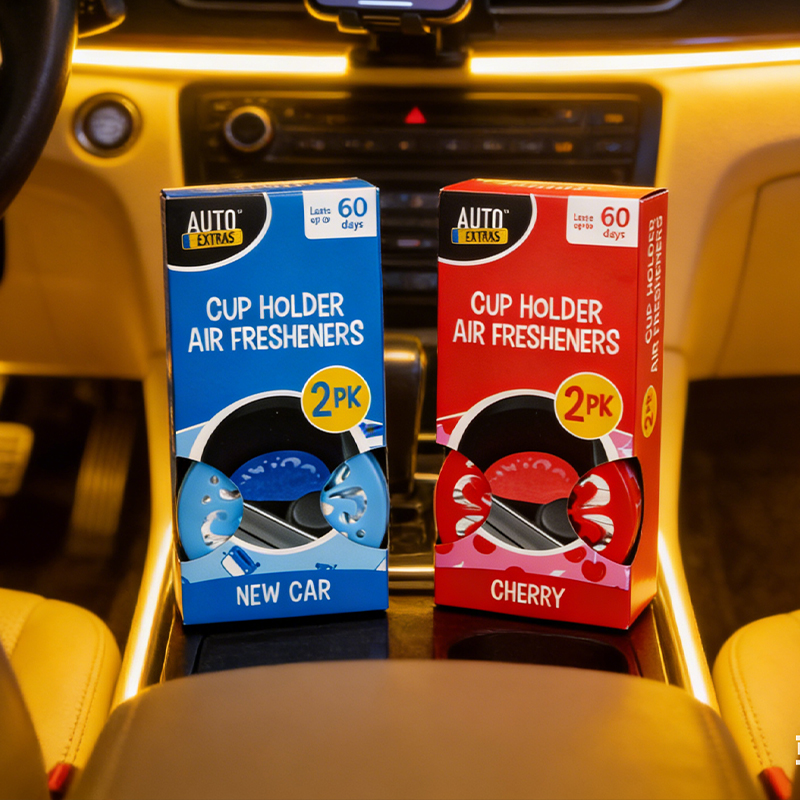 2PCS Car Cup Holder Air Freshener Car Air Freshener Random Sent