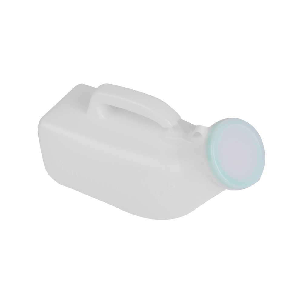 2pcs Male Urinal Bottles 1200ml Portable Spill Proof Pee Containers for Men