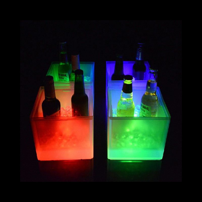 3.5L LED Colour Changing Ice Bucket Champagne Wine Drinks Cooler.