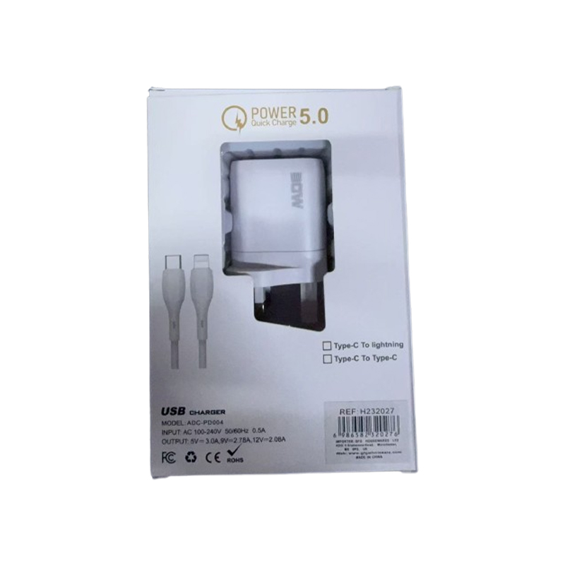 30W/Quick Charge 3.0 Fast Wall Charger For Apple iPhone/iPad/Samsung - White