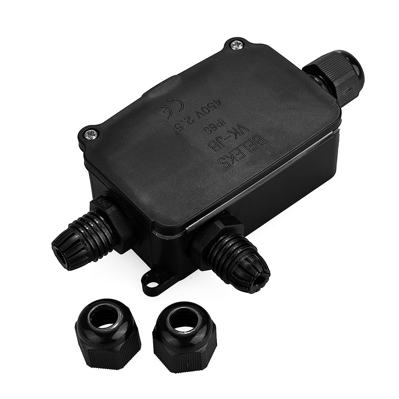 3 Way Waterproof Junction Box Cable Line Protection Connectors