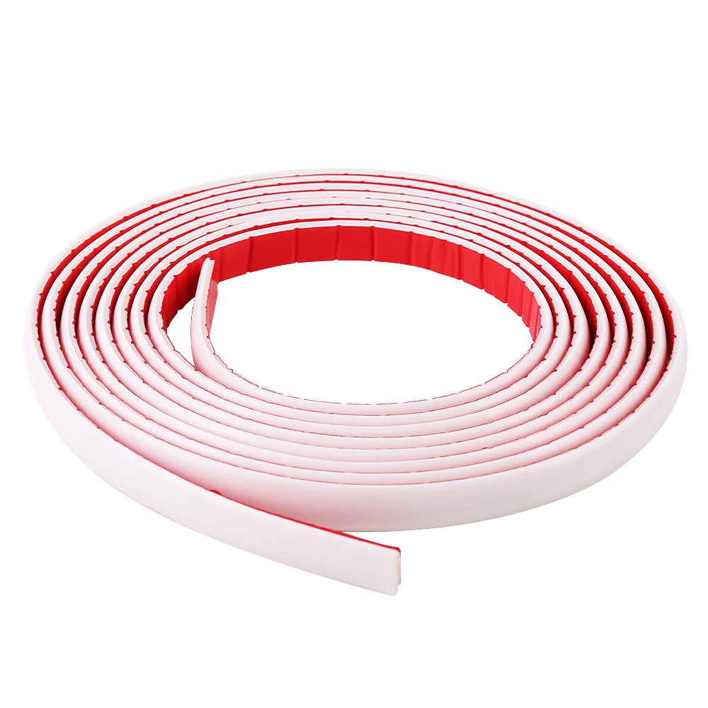 3m Self-Adhesive Liner Peel and Stick Trim for Backsplash Tile Edge Corner Decor - White