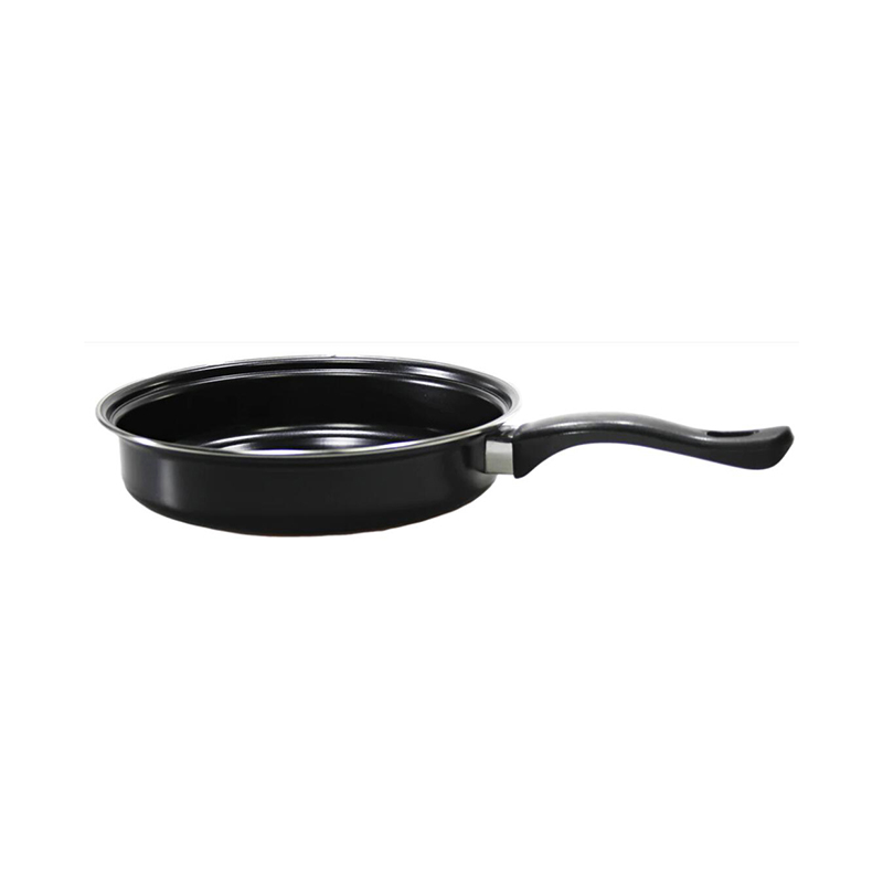 4 pcs Carbon Steel Non Stick Cookware Pan Set with Glass Lid