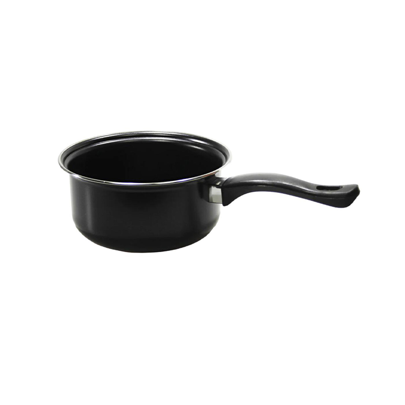 4 pcs Carbon Steel Non Stick Cookware Pan Set with Glass Lid
