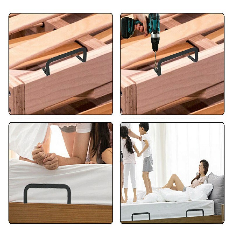 4Pcs Non Slip Mattress Retainer Holder Bracket Guard Mattress Retainer Bar Slip