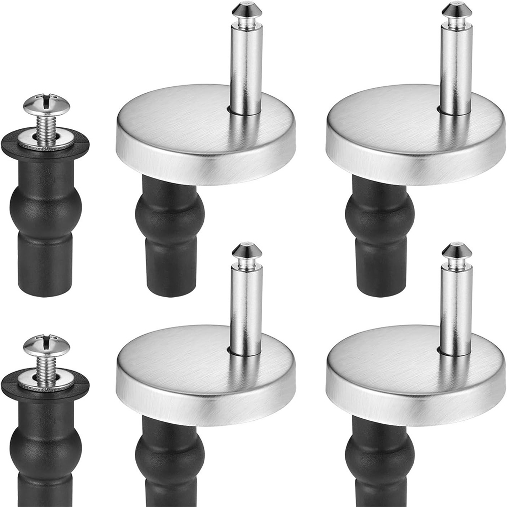 4pcs Quality Top Fix WC Toilet Seat Hinge Fittings Quick Release Hinges