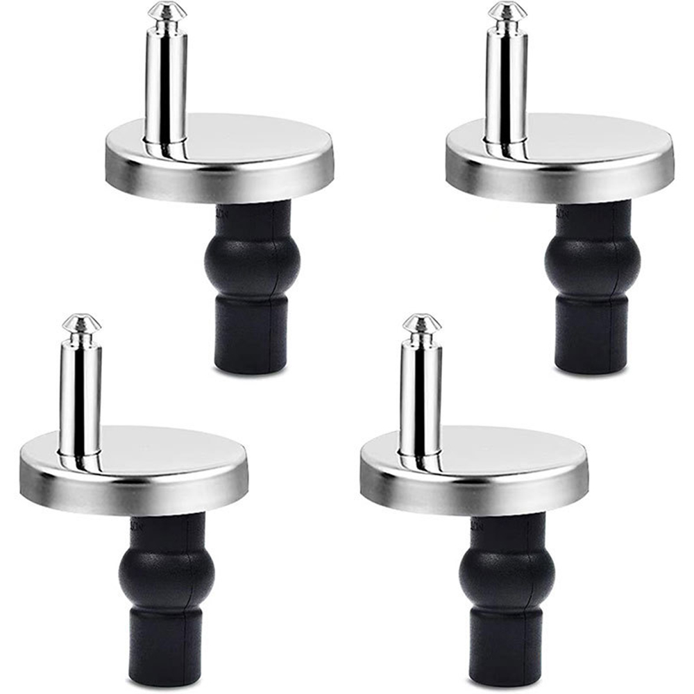 4pcs Quality Top Fix WC Toilet Seat Hinge Fittings Quick Release Hinges