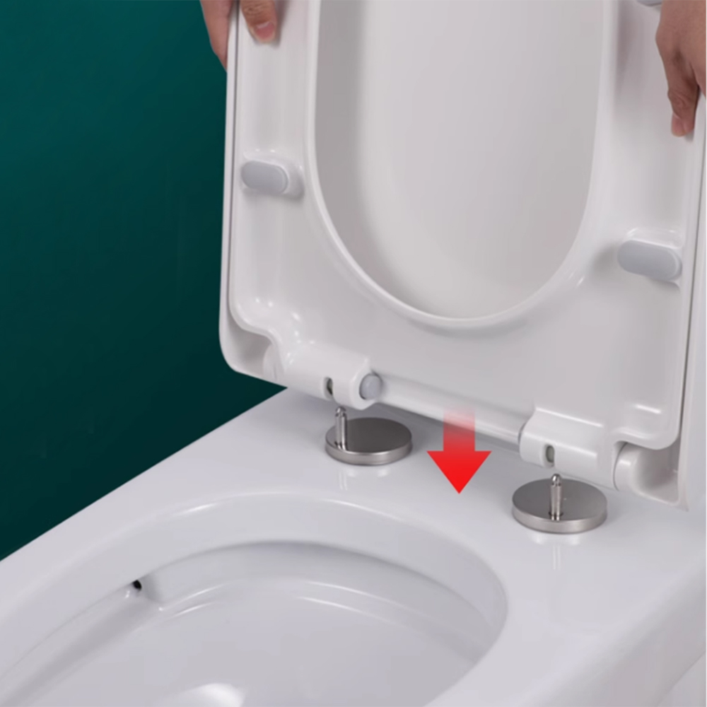 4pcs Quality Top Fix WC Toilet Seat Hinge Fittings Quick Release Hinges