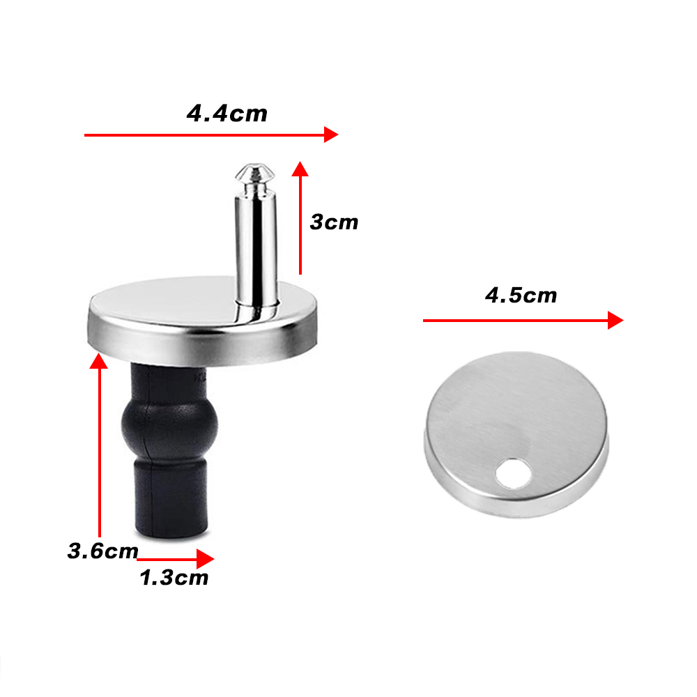 4pcs Quality Top Fix WC Toilet Seat Hinge Fittings Quick Release Hinges
