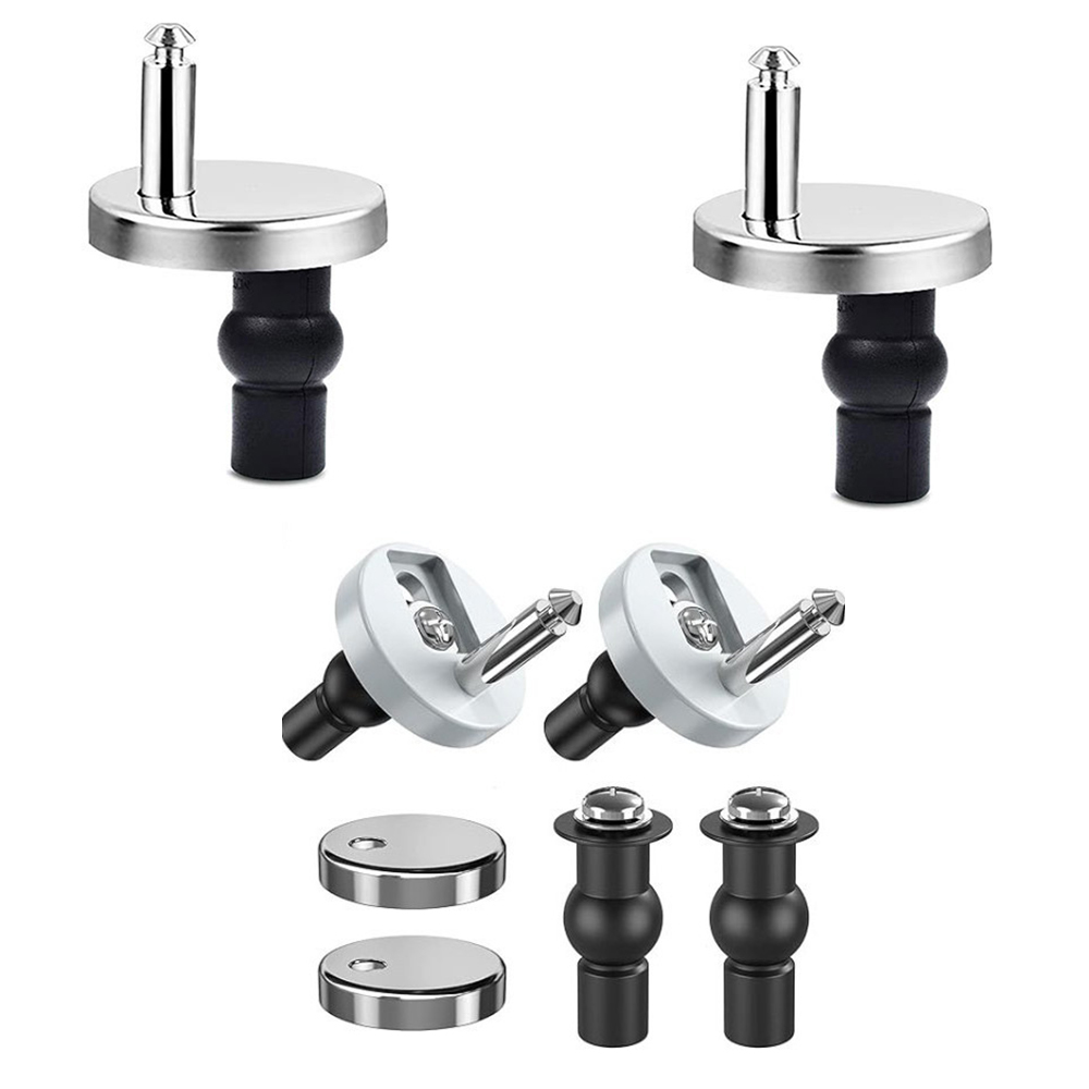 4pcs Quality Top Fix WC Toilet Seat Hinge Fittings Quick Release Hinges