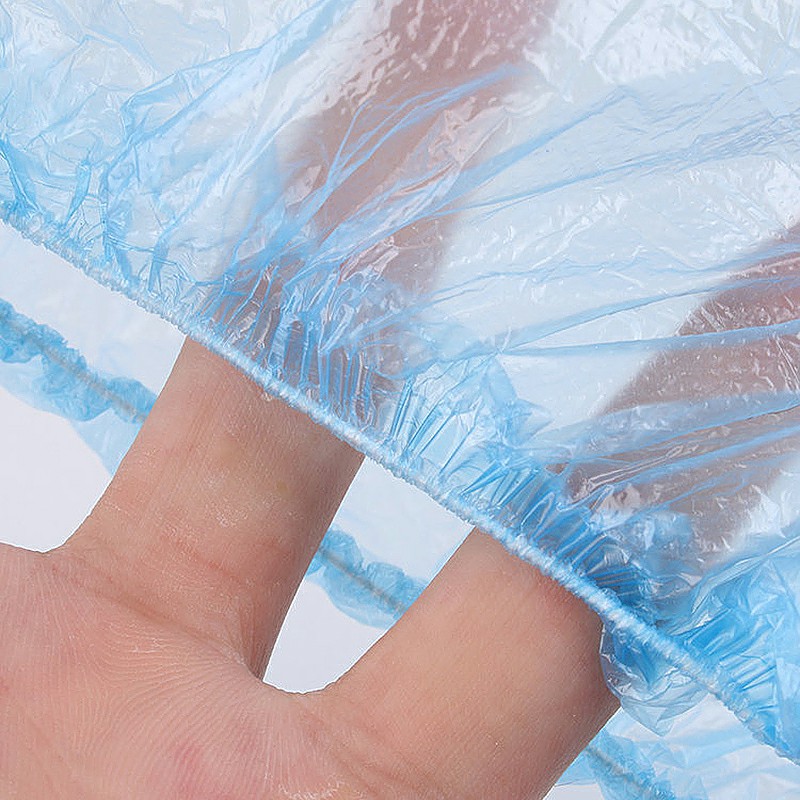 50 Pair Disposable Blue Shoe Covers Overshoes Carpet