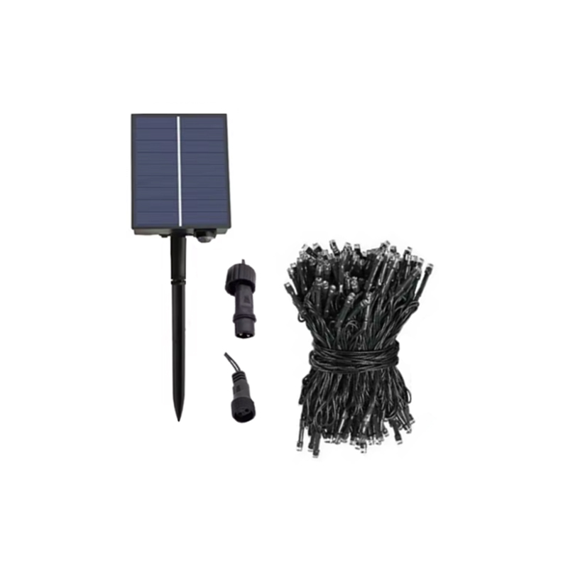 50m 500LED Solar Fairy Lights With Stake Solar Panel Multicolor Garden String Lights Waterproof Christmas Decoration for Patio Yard Party