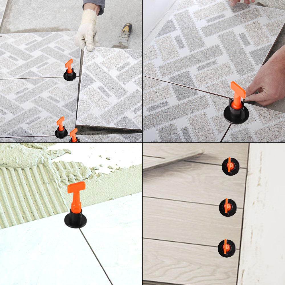 50pcs Ceramic Floor Wall Construction Tool Reusable Tile Leveler