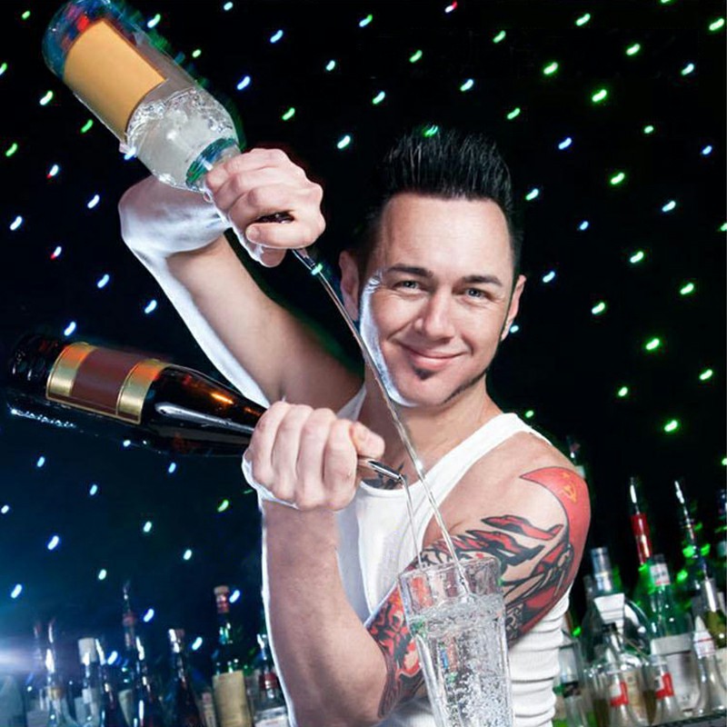 5 pcs Stainless Steel Liquor Spirit Pourer Free Flow Spout Stopper