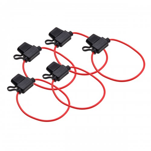 5pcs Waterproof In Line standard Blade Fuse Holder car boat - M size
