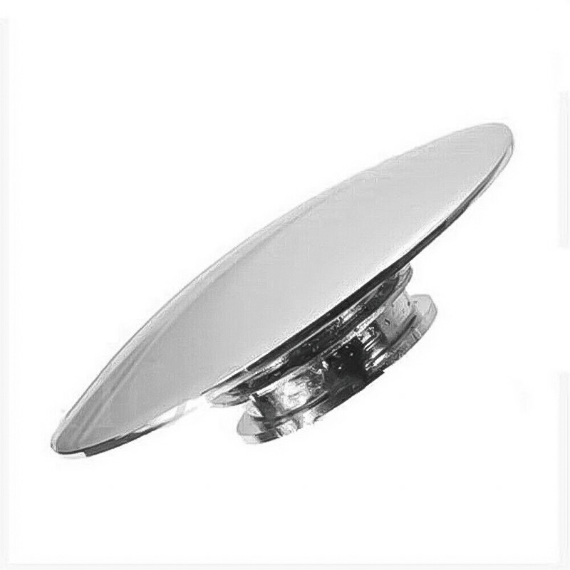 66mm Chrome Basin Waste Bathroom Sink Push Button Click