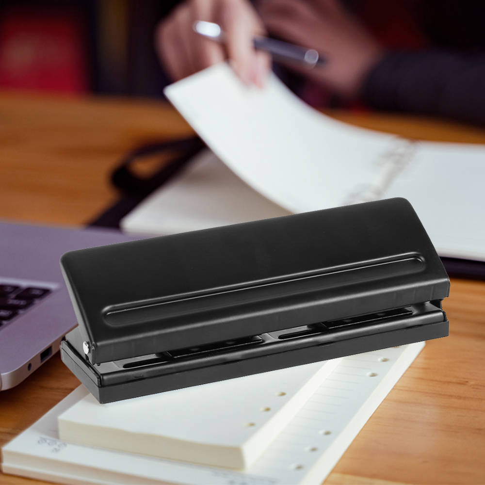 6-Hole Paper Filofax Puncher A4 A5 A6 Adjustable Metal Organiser Hole Puncher
