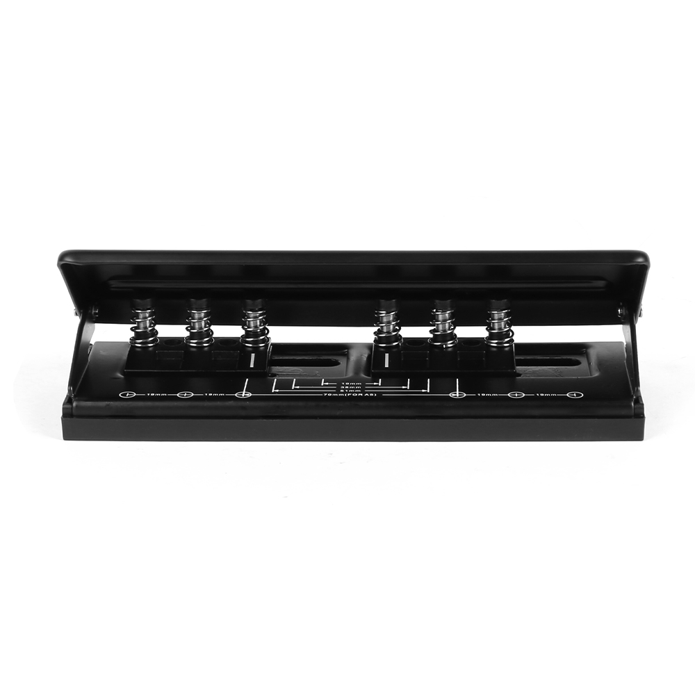 6-Hole Paper Filofax Puncher A4 A5 A6 Adjustable Metal Organiser Hole Puncher
