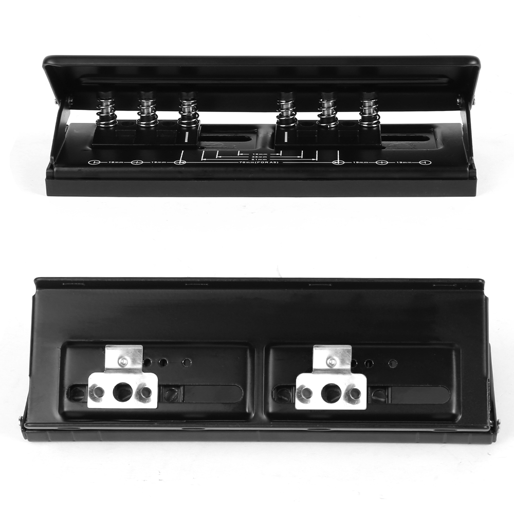6-Hole Paper Filofax Puncher A4 A5 A6 Adjustable Metal Organiser Hole Puncher