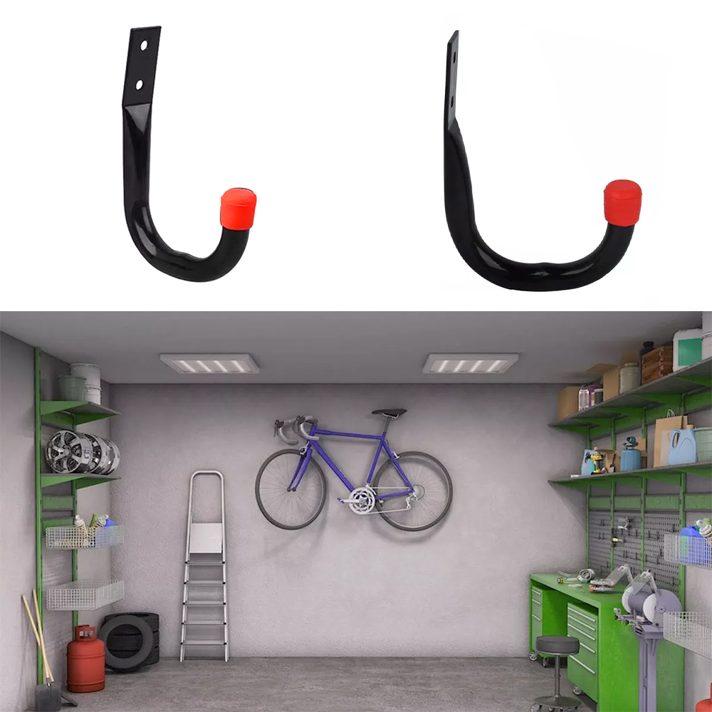 6Pcs Garage Heavy Duty Hooks Organizer Wall Mount Hanging Storage Utility Hangers
