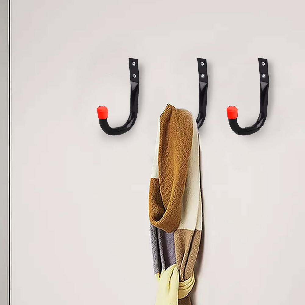 6Pcs Garage Heavy Duty Hooks Organizer Wall Mount Hanging Storage Utility Hangers