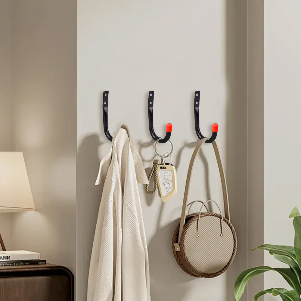 6Pcs Garage Heavy Duty Hooks Organizer Wall Mount Hanging Storage Utility Hangers