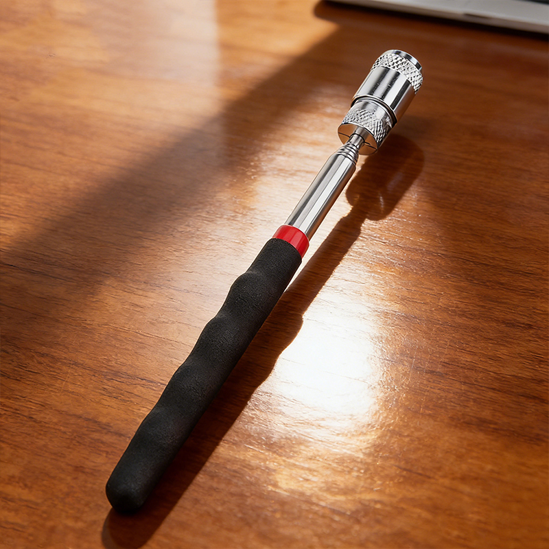 8LB Telescopic Magnetic LED Flashlight Extendable Pick-Up Light Torch Pick Up Tool with LED
