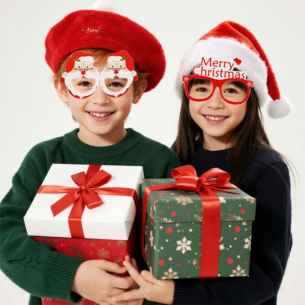 9x Christmas Glasses Specs Novelty Xmas Sunglasses Fancy Dress Party Accessory